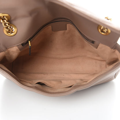 Gucci Calfskin Matelasse Medium GG Marmont Shoulder Bag Porcelain Rose 5 of 19