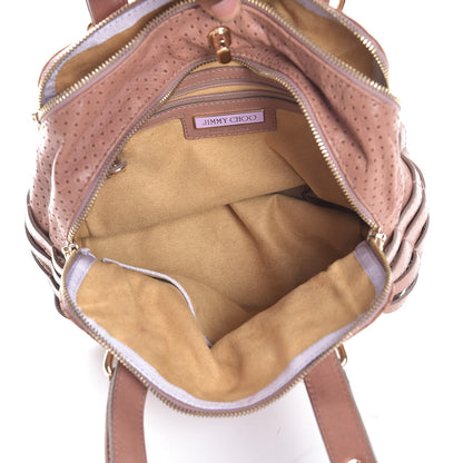 Jimmy Choo Lambskin Perforated Blythe M Pink 6 of 9
