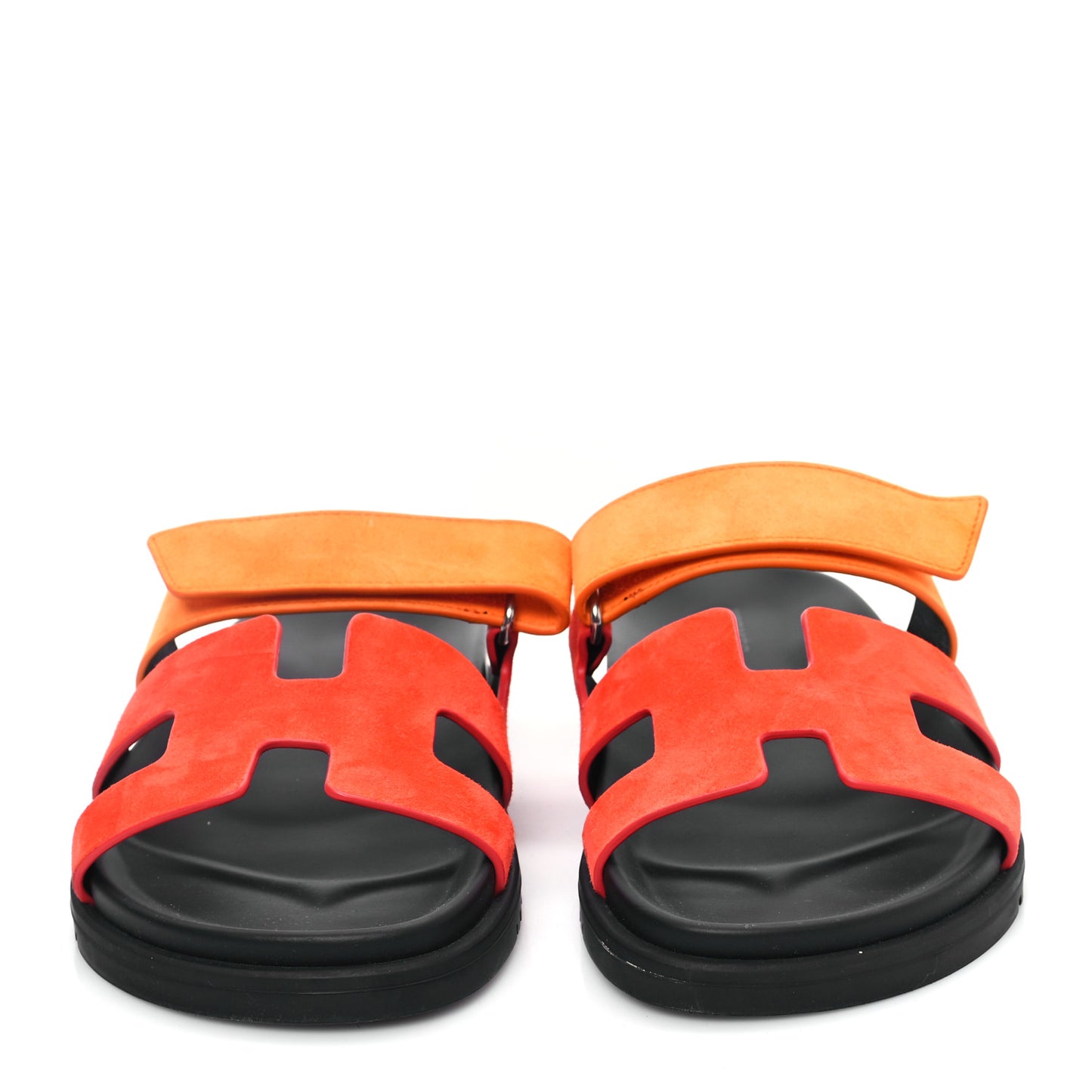 Suede Goatskin Womens Chypre Sandals 37.5 Rouge Ecarlate