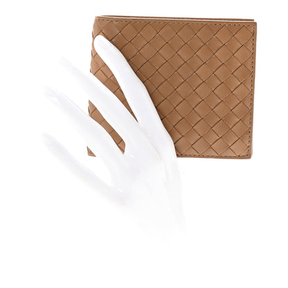 Bottega Veneta Nappa Intrecciato Bi-Fold Wallet Brown 2 of 8