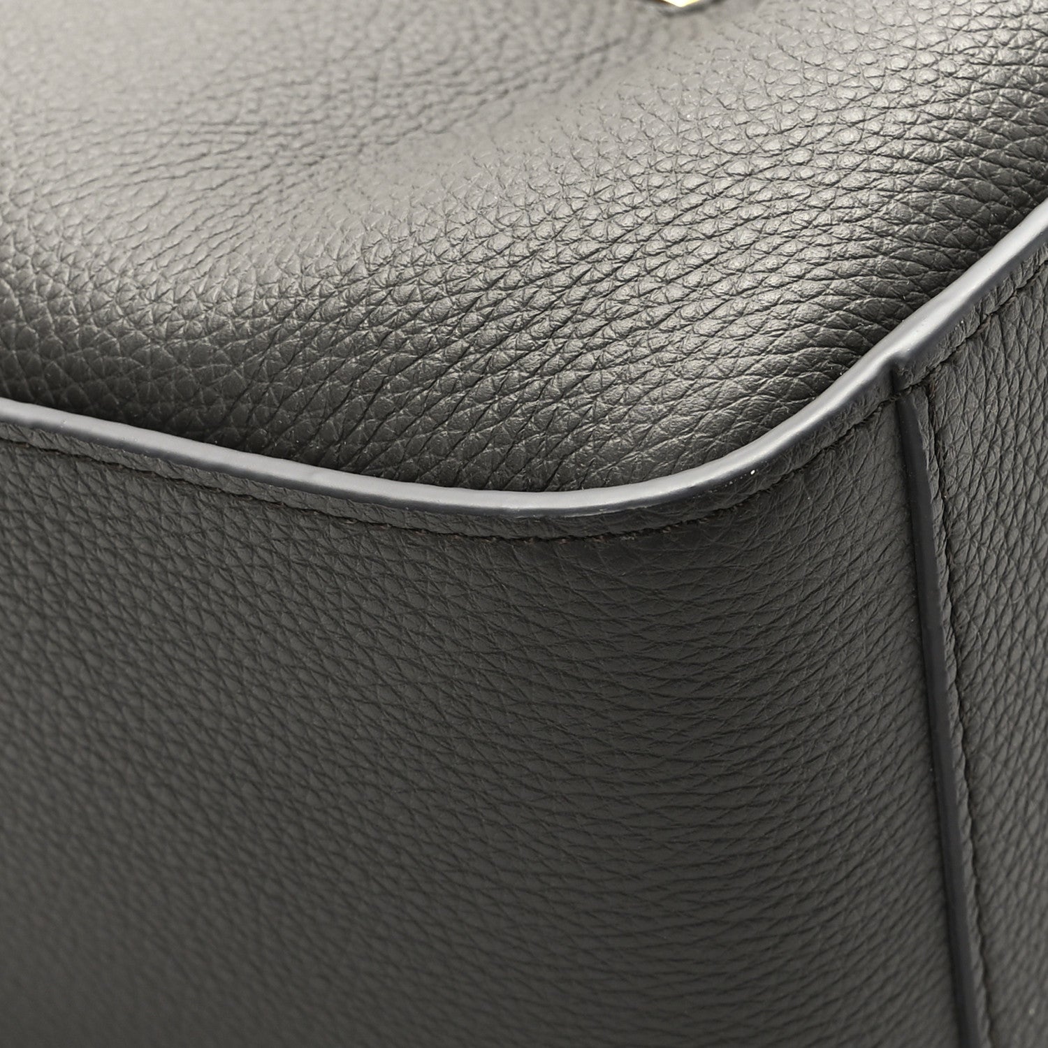 Loewe Soft Grained Calfskin Compact Hammock Shoulder Bag Grey 9 of 10
