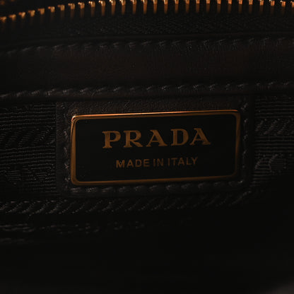 Prada Jacquard Saffiano Triangolo Symbole Embroidered Messenger Bag Black Corda 7 of 11