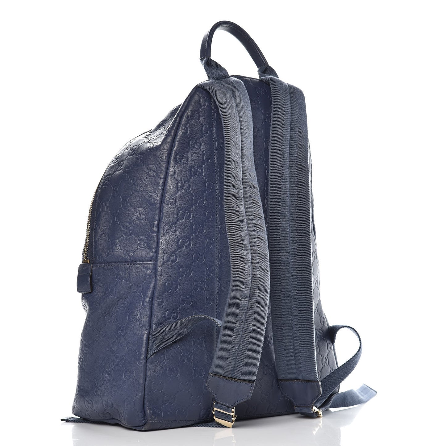 Guccissima Medium Classic Backpack Blue