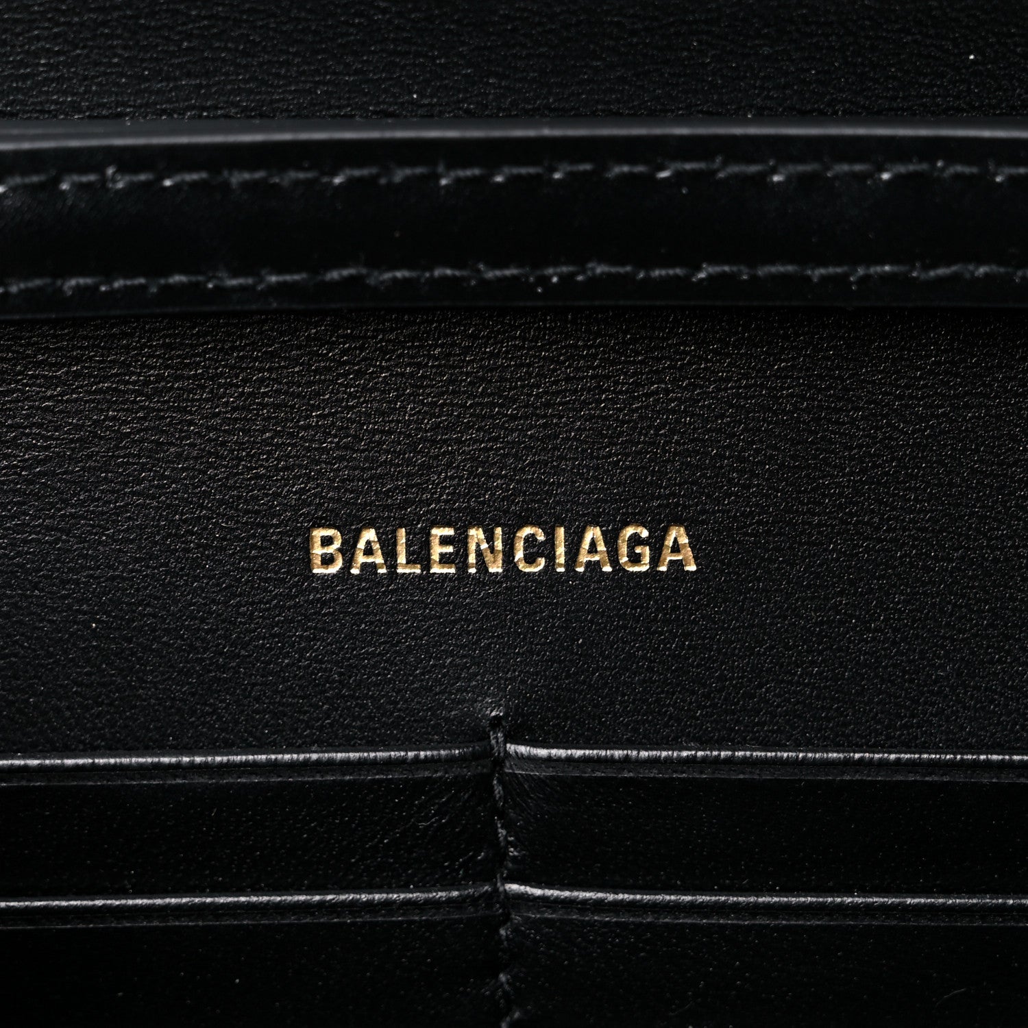 Balenciaga Shiny Box Calfskin Hourglass Chain Bag Black 6 of 9
