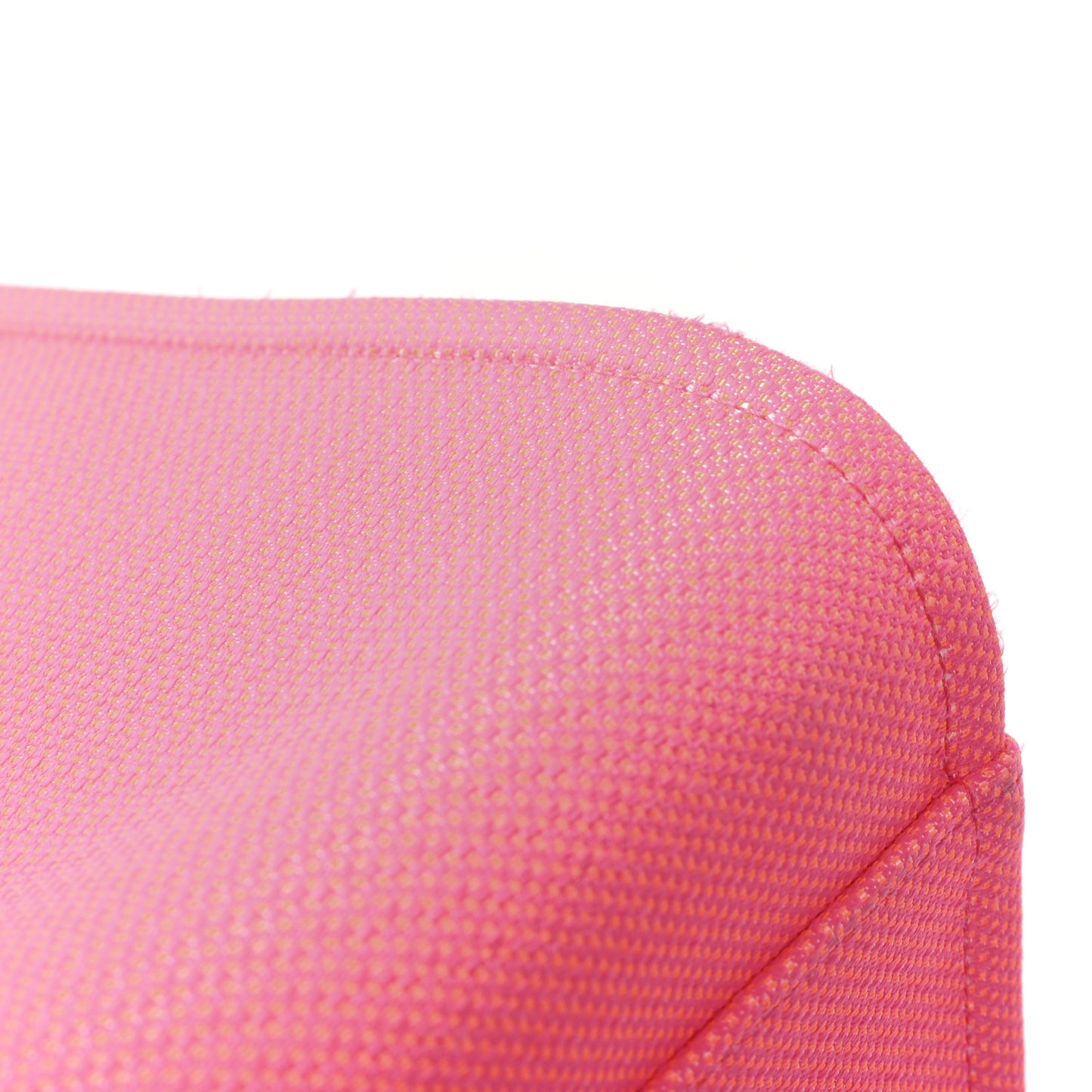 Mixed Fibers Calfskin Medium Deauville Tote Pink Orange