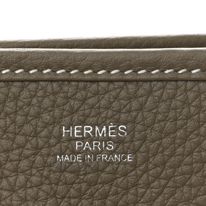 Hermes Taurillon Clemence EVELYNE III PM Etoupe 6 of 11