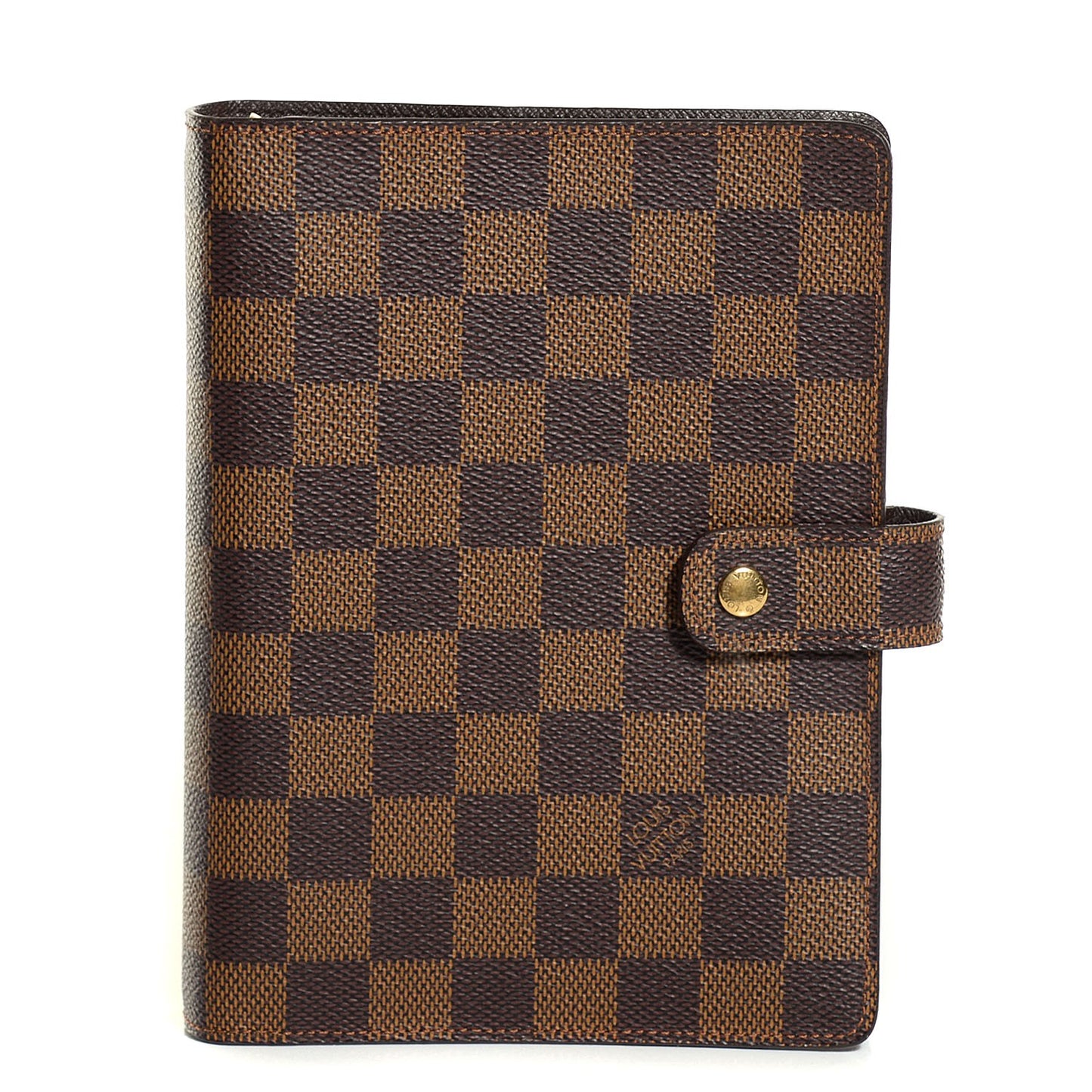 Damier Ebene Medium Ring Agenda Cover