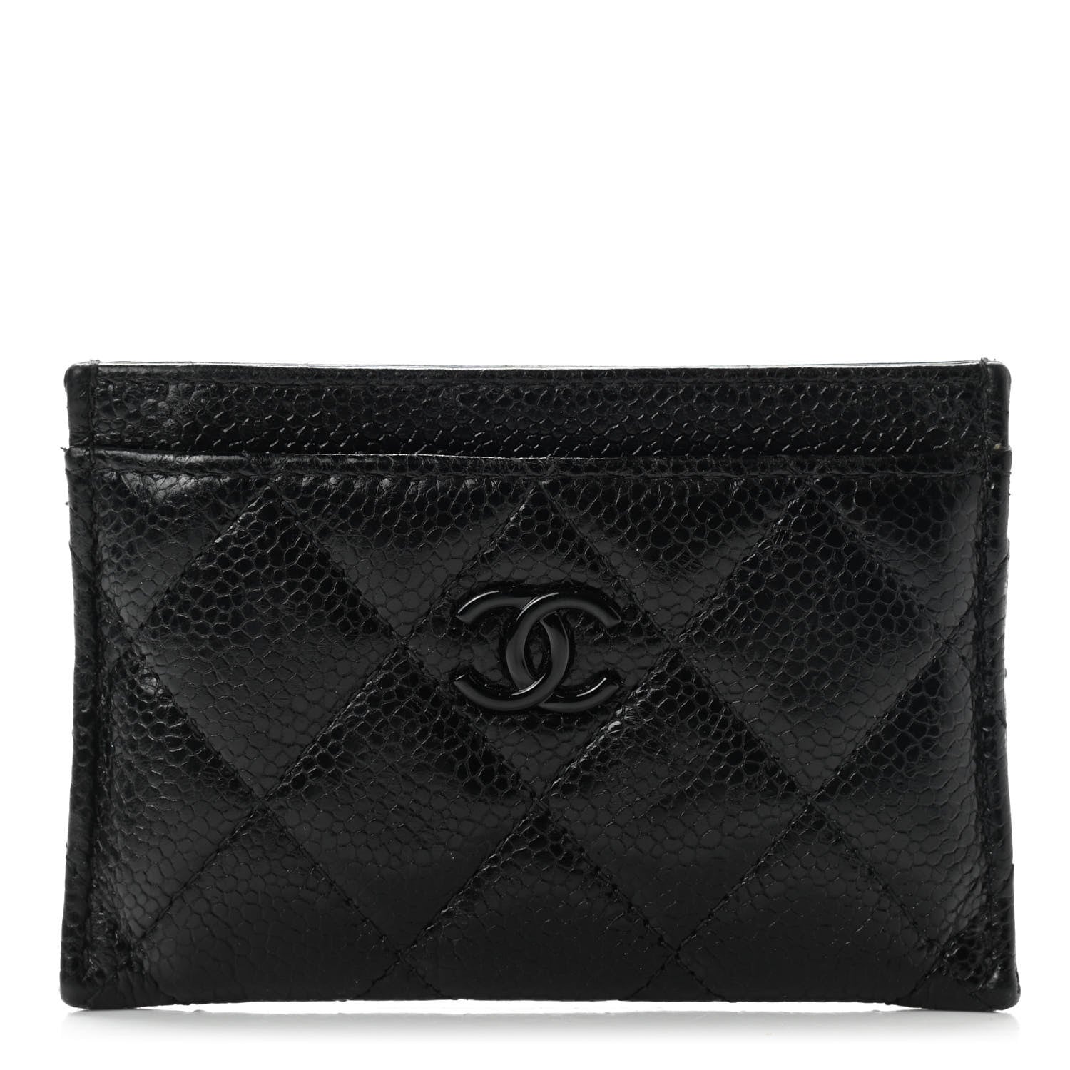 Chanel Caviar Quilted Incognito Card Holder Black 1 of 10