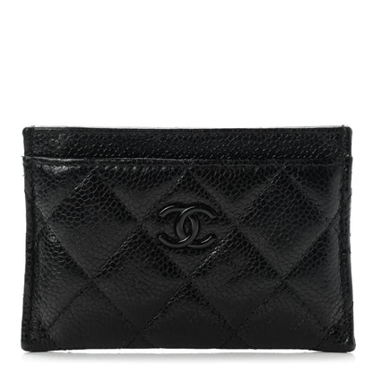 Chanel Caviar Quilted Incognito Card Holder Black 1 of 10