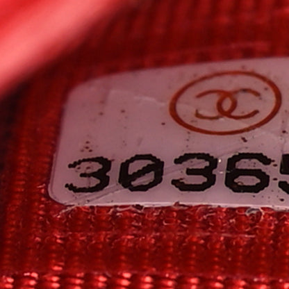 Chanel Caviar Quilted Wallet on Chain WOC Red 7 of 10