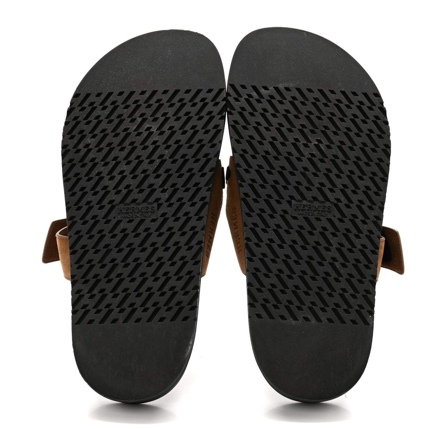 Suede Goatskin Womens Chypre Sandals 39 Brun Fume Black
