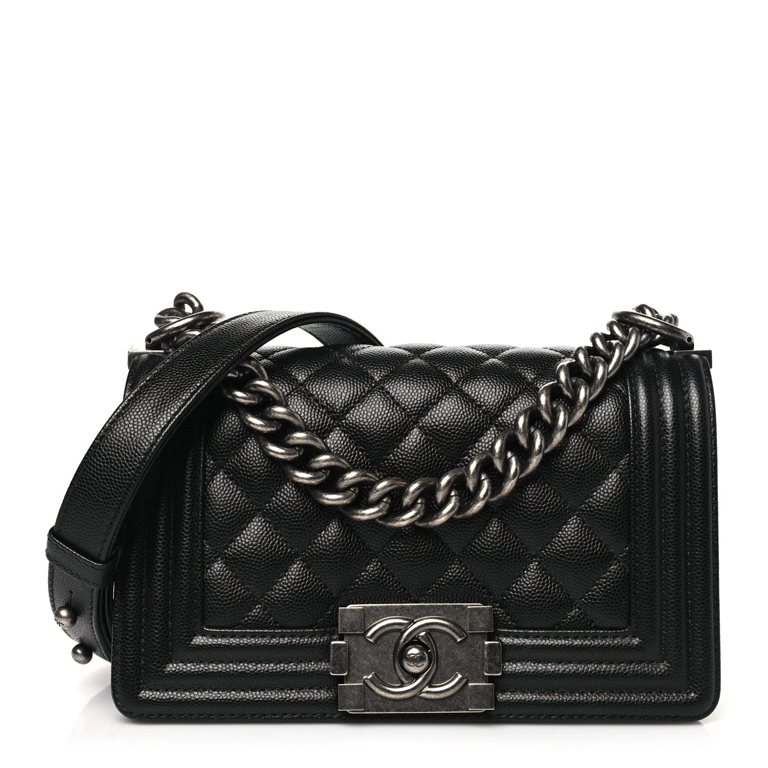 Chanel Caviar Quilted Small Boy Flap Black 1 of 11