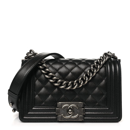 Chanel Caviar Quilted Small Boy Flap Black 1 of 11