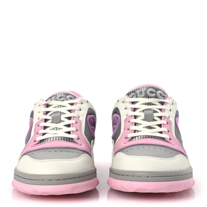 Gucci Dali Soft Calfskin Womens Mac80 Sneakers 37 Off White Grey Sky Light Rose 3 of 11