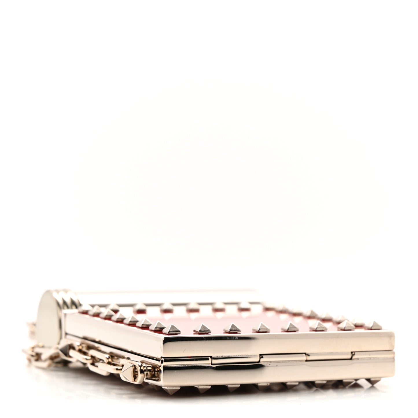 Rockstud Lipstick Holder Minaudiere Red