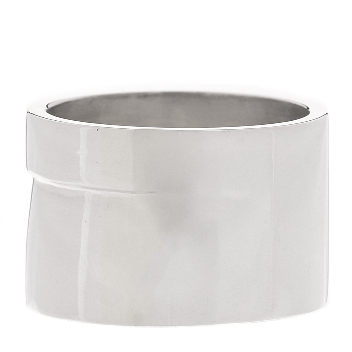 Gucci Sterling Silver Square Cutout Ring 54 7 3 of 4