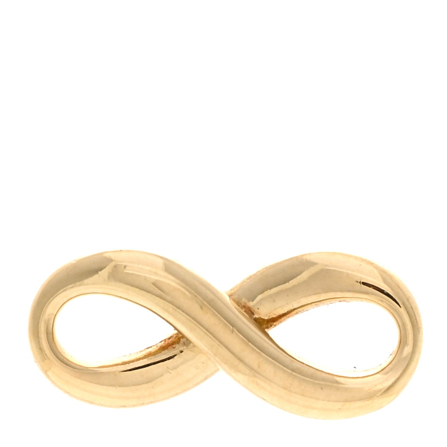 Tiffany 18K Yellow Gold Infinity Single Earring 1 of 4