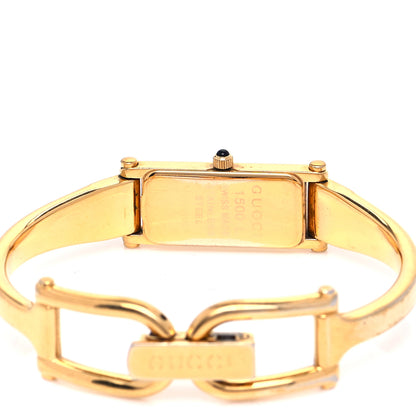 Gucci Stainless Steel 12mm 1500L Horsebit Quartz Watch Gold 4 of 4