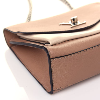 Louis Vuitton Soft Calfskin Mylockme Chain Bag BB Papyrus Creme 9 of 13