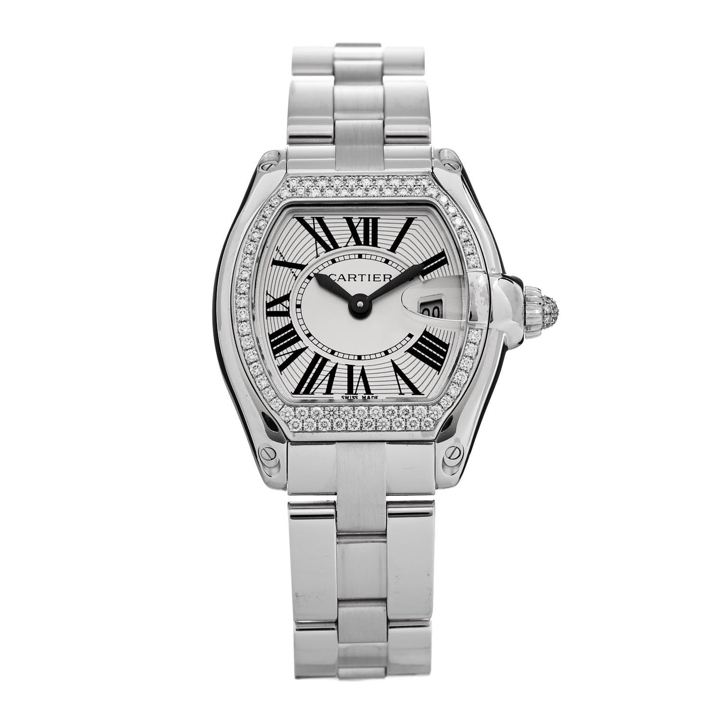 18K White Gold Diamond 31mm Roadster Quartz Watch