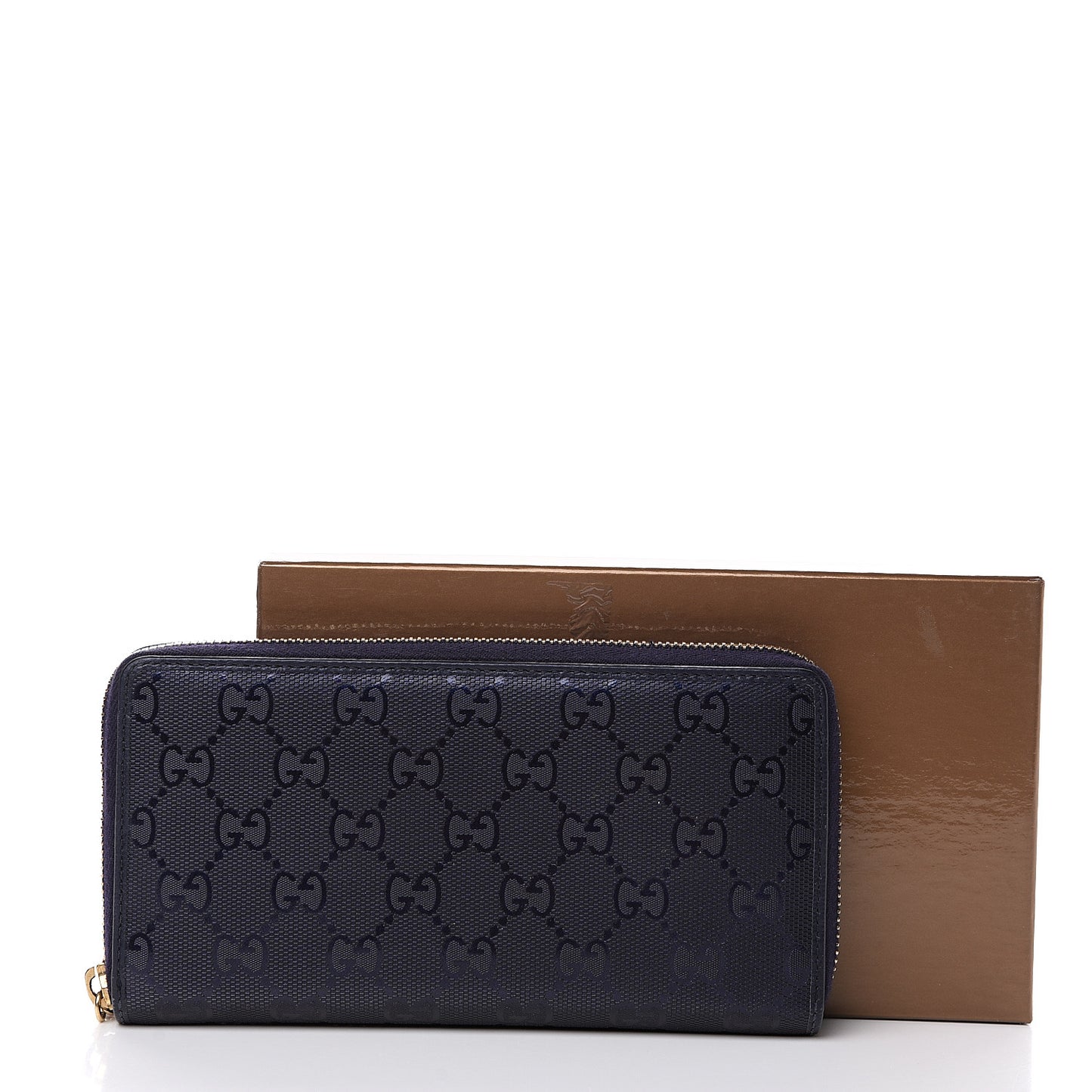 Imprime Monogram GG Pierce Zip Around Wallet Blue