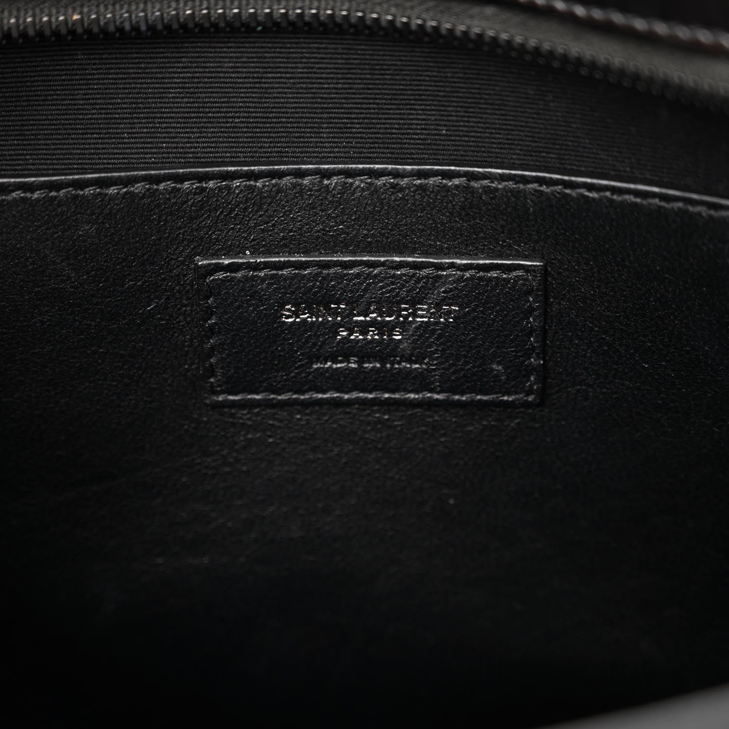 Saint Laurent Shiny Calfskin Medium Uptown Tote Black 6 of 16