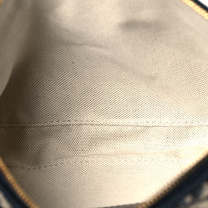 Christian Dior Oblique Bow Pouch With Chain Blue 5 of 11