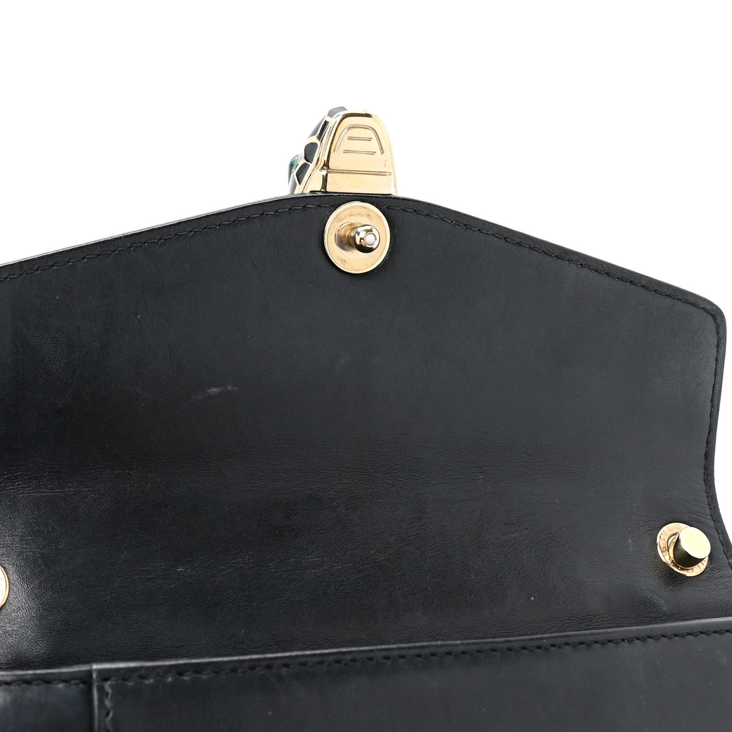 Calfskin Serpenti Forever Crossbody Bag Black