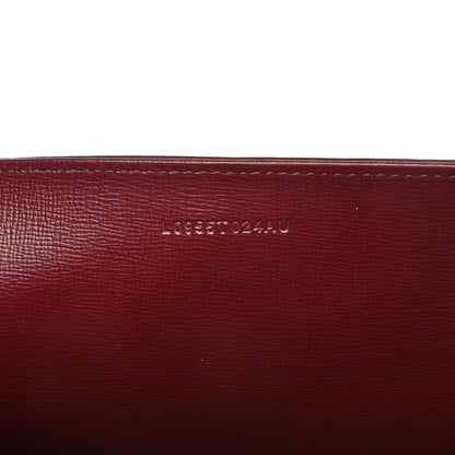 Tom Ford Grained Calfskin Small T Tote Cabernet 7 of 7