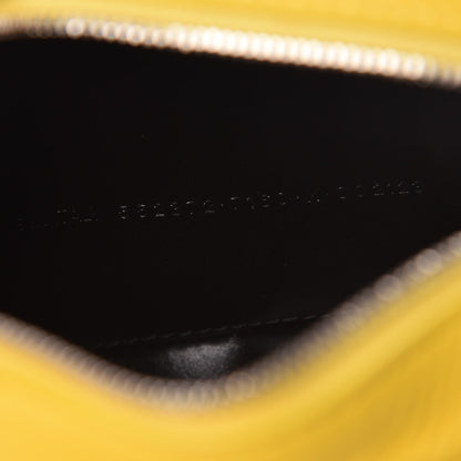 Balenciaga Smooth Calfskin Logo XS Everyday Camera Bag Jaune Soleil Black 9 of 10