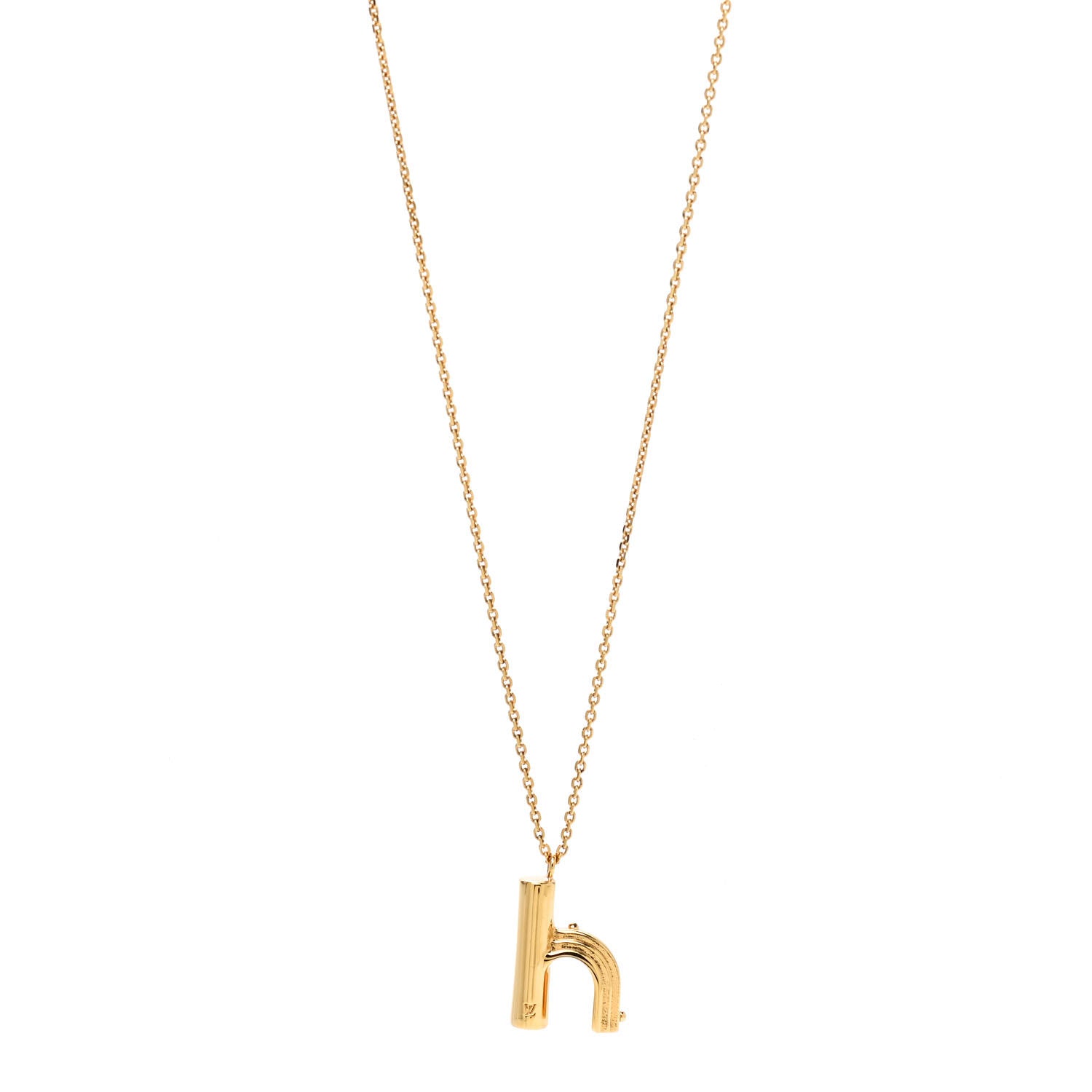 Louis Vuitton LV And Me Letter H Necklace Gold 1 of 8