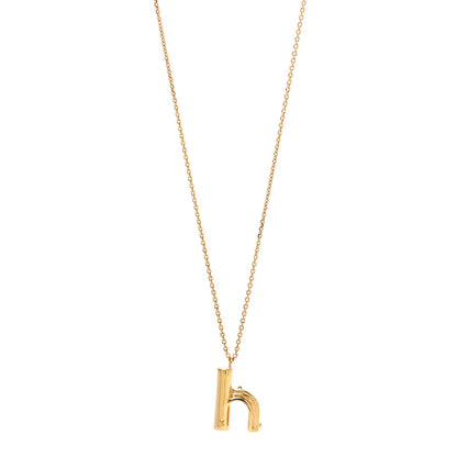 Louis Vuitton LV And Me Letter H Necklace Gold 1 of 8