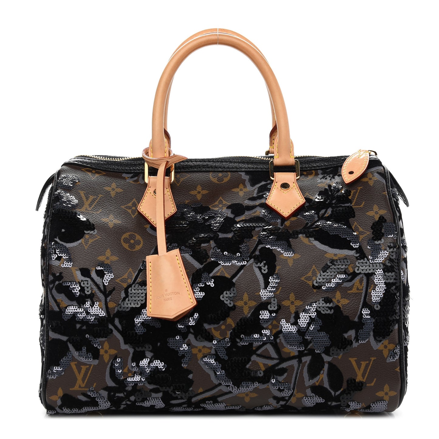 Monogram Fleur De Jais Sequins Speedy 30