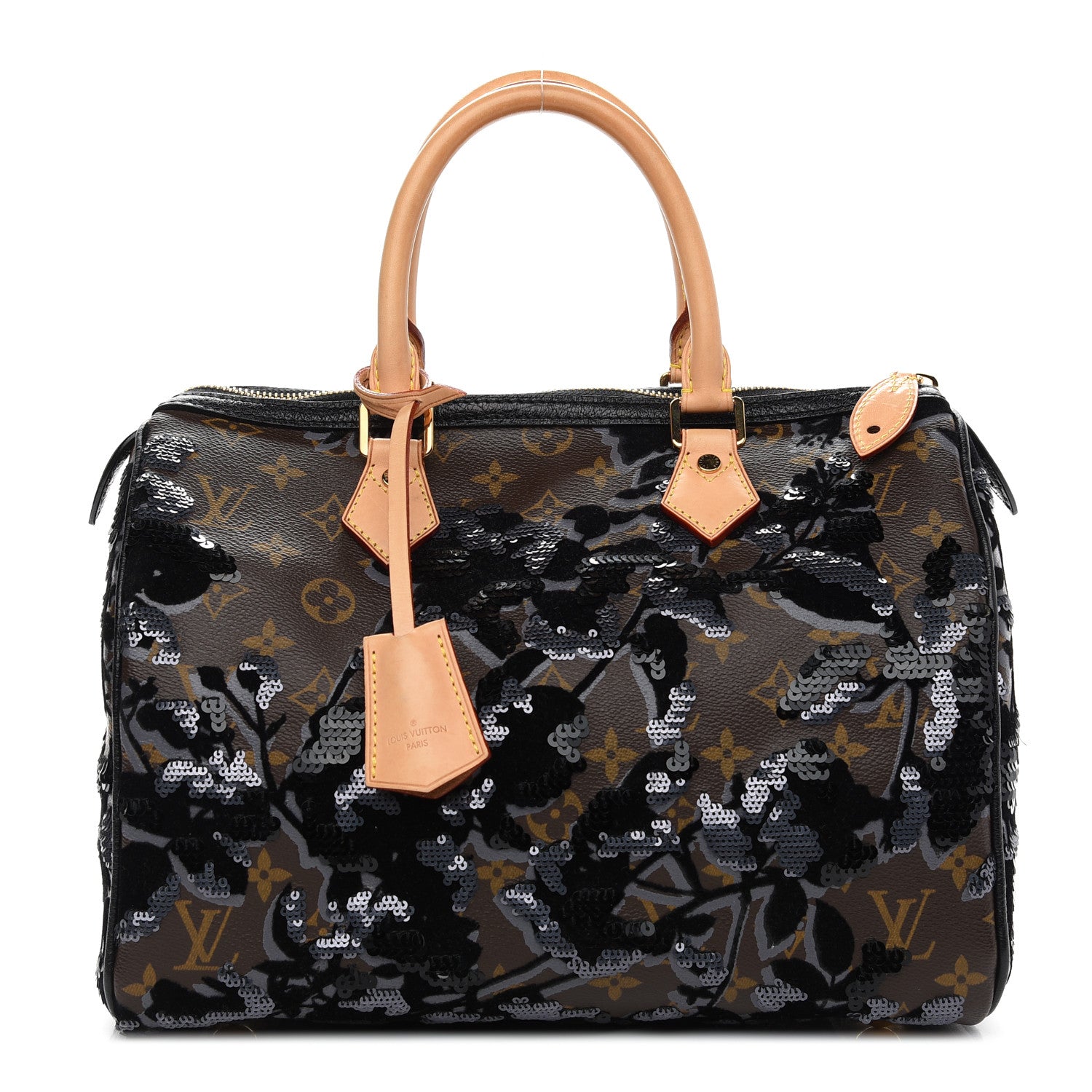 Louis Vuitton Monogram Fleur De Jais Sequins Speedy 30 1 of 9