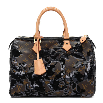 Louis Vuitton Monogram Fleur De Jais Sequins Speedy 30 1 of 9