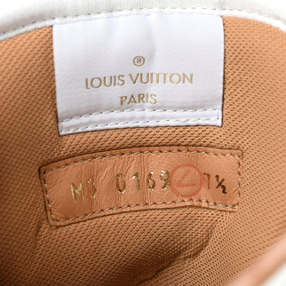 Louis Vuitton Calfskin Monogram Mens Rivoli High Top Sneakers 7.5 Orange 7 of 9