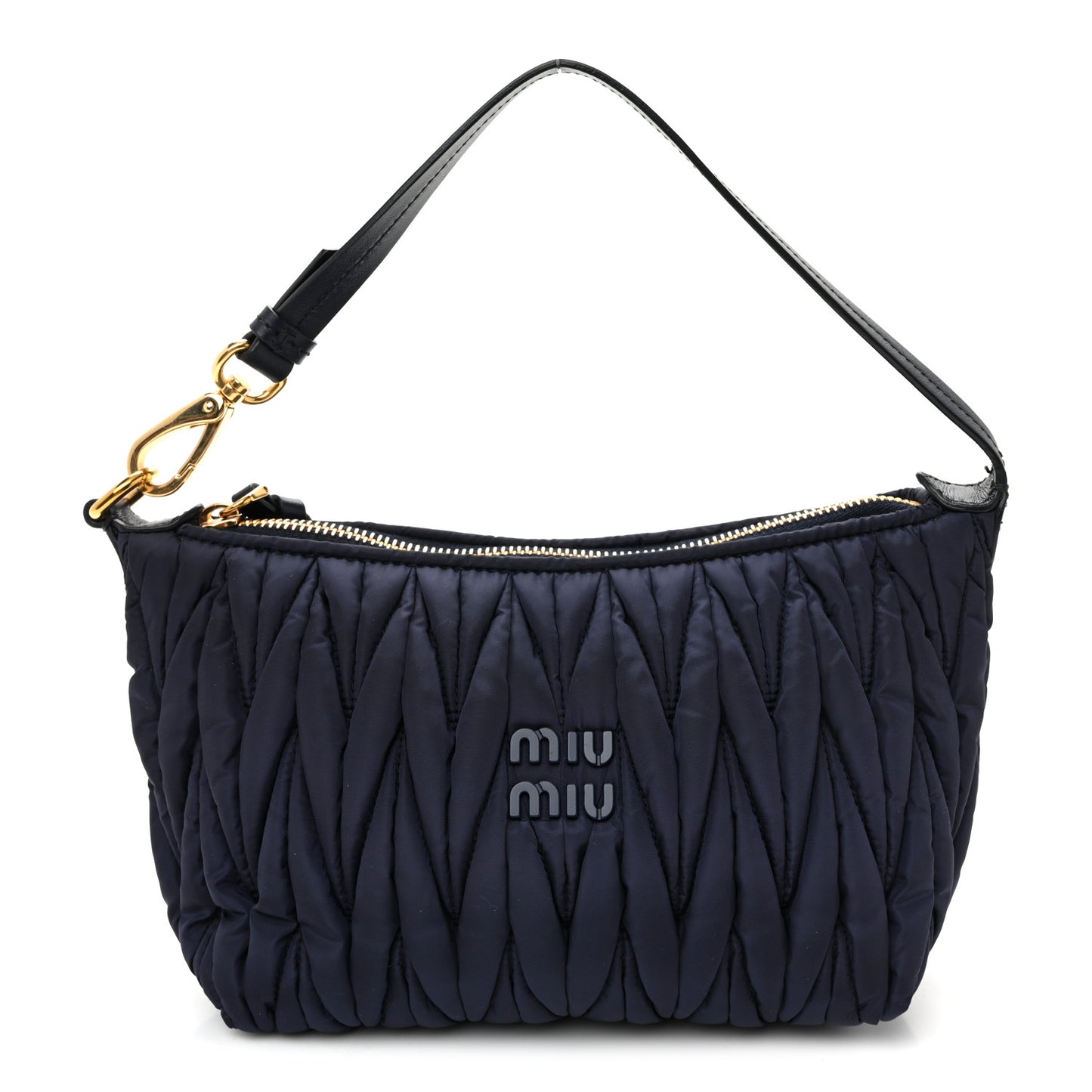 Tessuto Nylon Matelasse Pouch Baltico