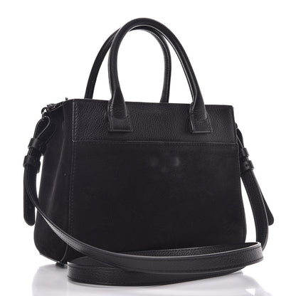 Chanel Nubuck Grained Calfskin Mini Neo Executive Shopper Tote Black 3 of 9