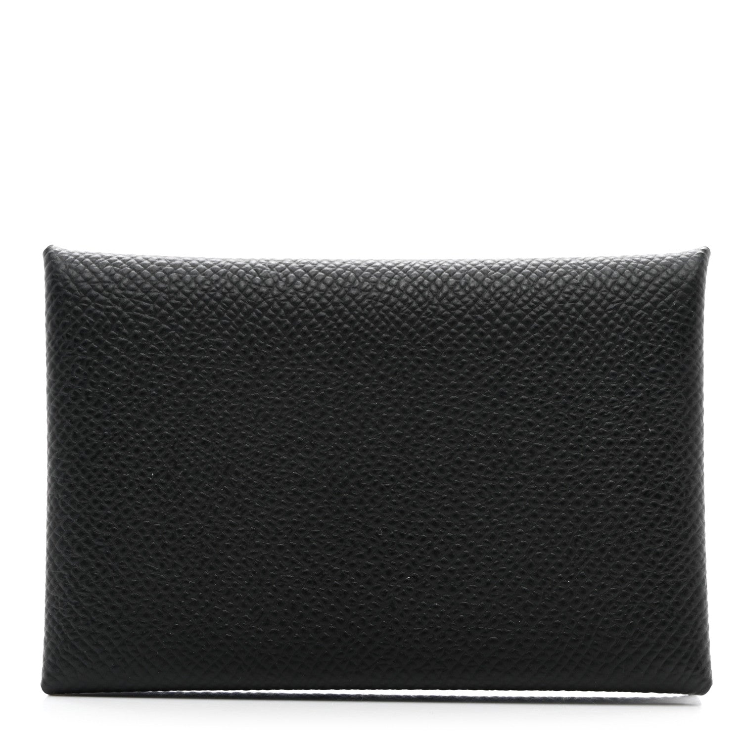 Hermes Epsom Calvi Card Case Black 1 of 7