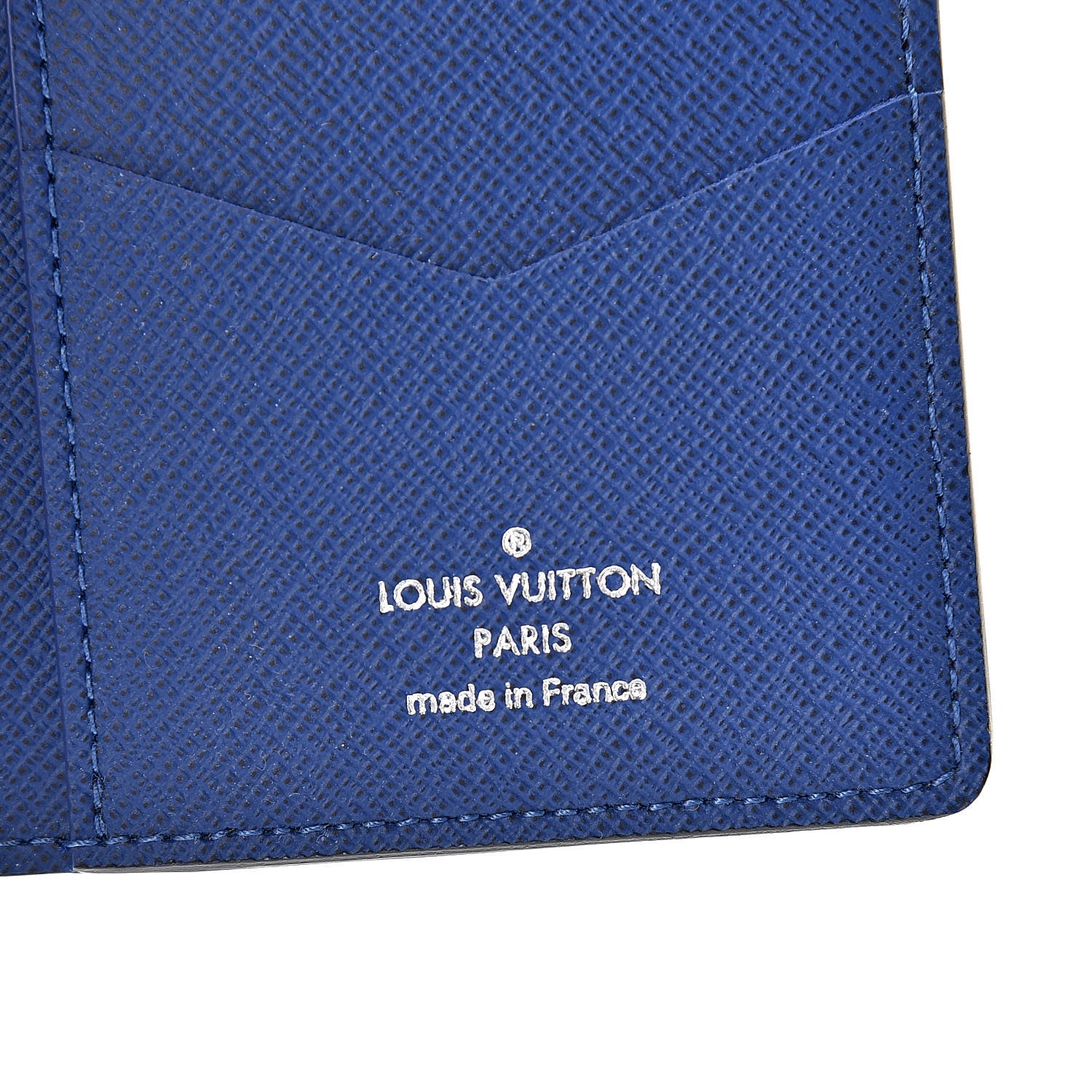Louis Vuitton Monogram Taiga Pocket Organizer Cobalt 6 of 8