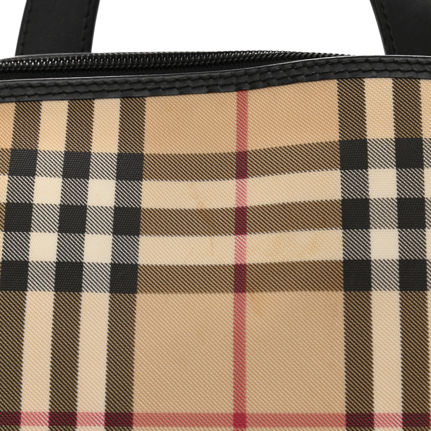 Burberry Canvas House Check Backpack Black 15 of 18