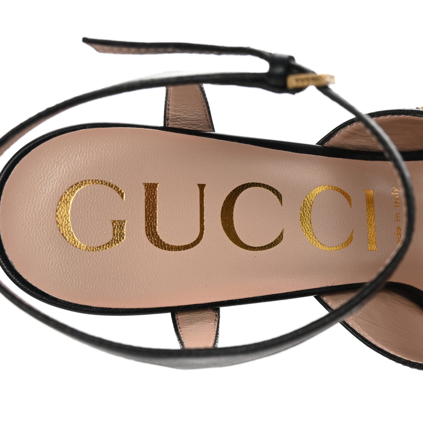 Malaga Kid Double G 150mm Platform Sandals 40 Black