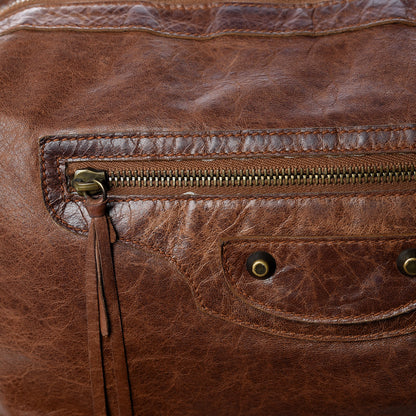 Balenciaga Agneau Classic Hardware Day Hobo Sienna 13 of 19