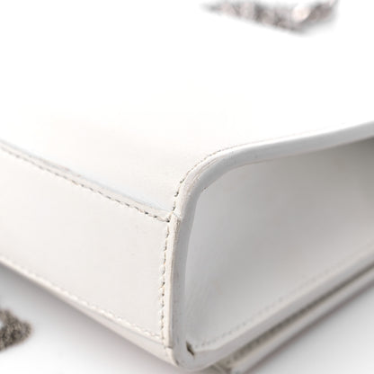 Saint Laurent Smooth Calfskin Medium Classic Monogram Kate Tassel Satchel White 11 of 21