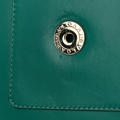 Bulgari Calfskin Small Serpenti Forever Snake Strap Crossbody Bag Emerald Green 15 of 17
