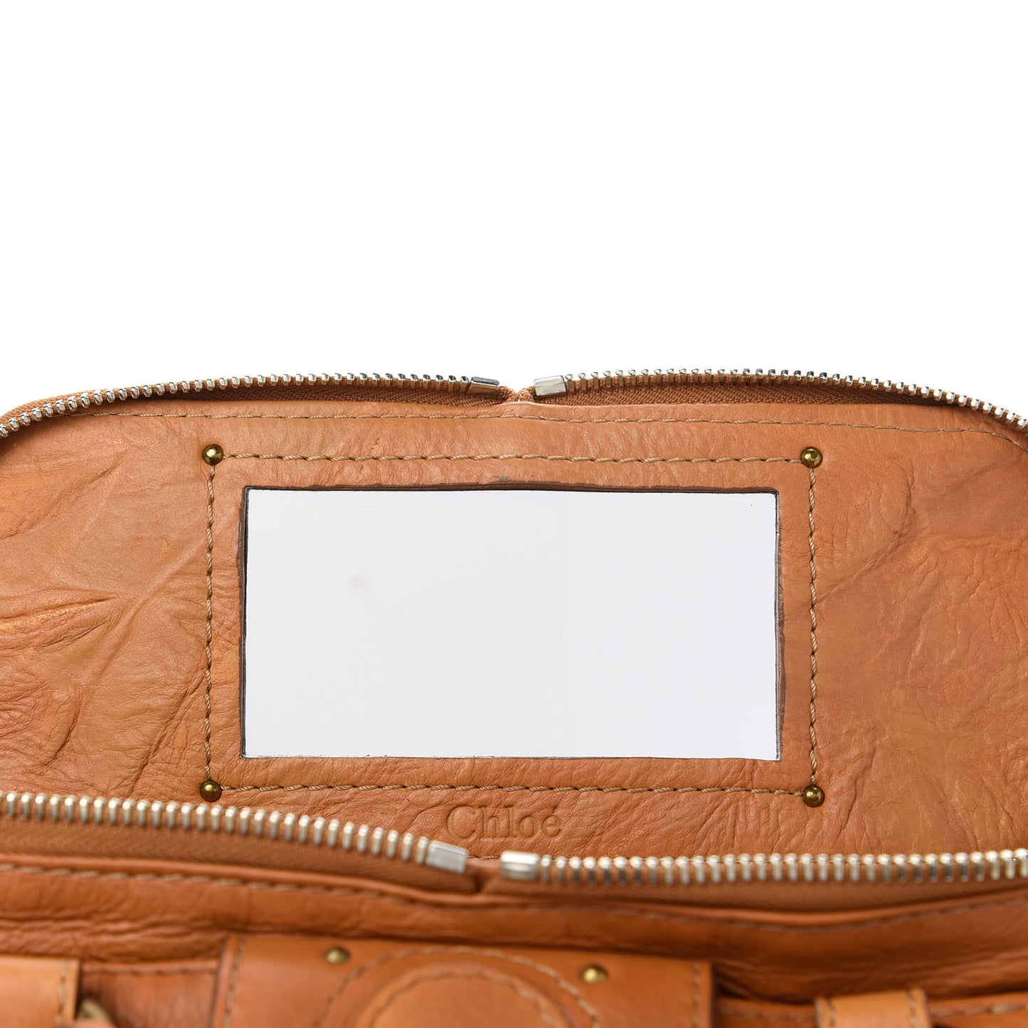 Calfskin Small Paddington Vanity Case Naturel