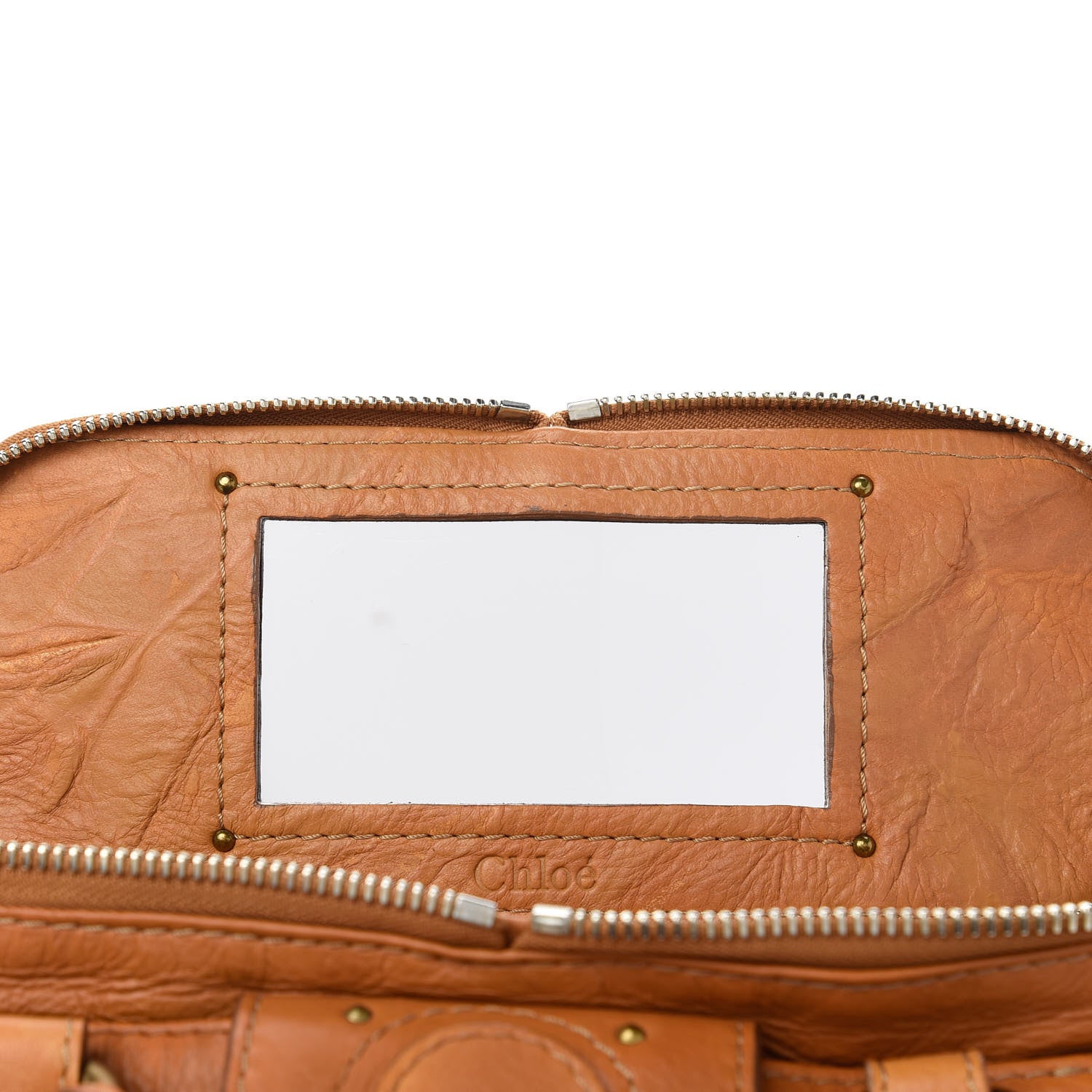 Chloe Calfskin Small Paddington Vanity Case Naturel 6 of 12