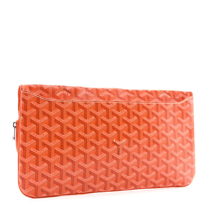 Goyard Goyardine Sainte Marie Soft Clutch Orange 3 of 8