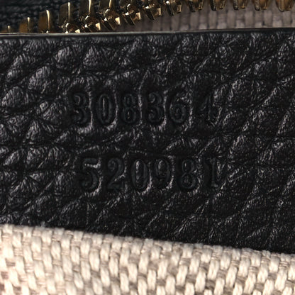 Gucci Pebbled Calfskin Small Soho Disco Bag Black 7 of 13