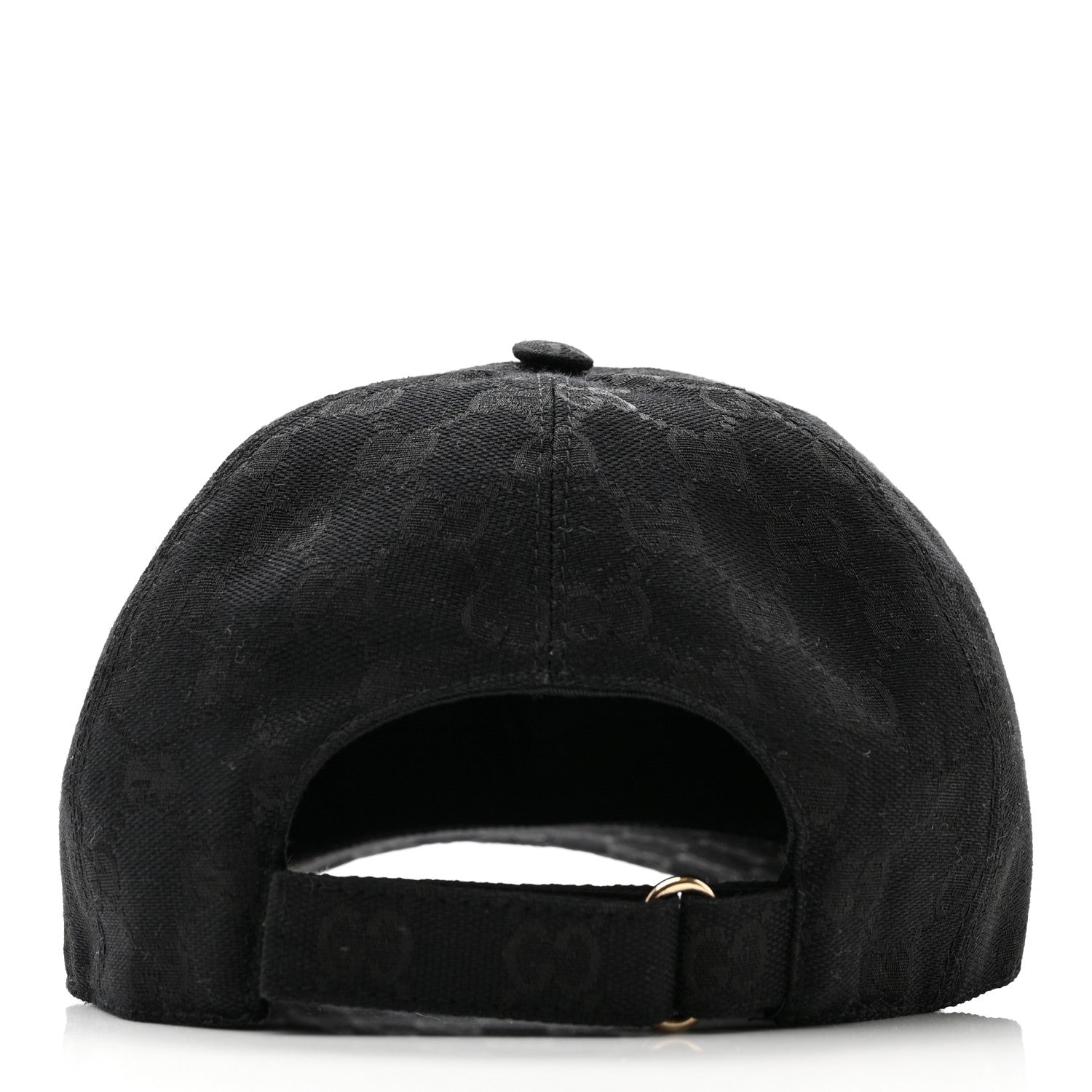 Gucci Monogram Textured Dollar Calfskin Zeno Baseball Hat M Black 6 of 11